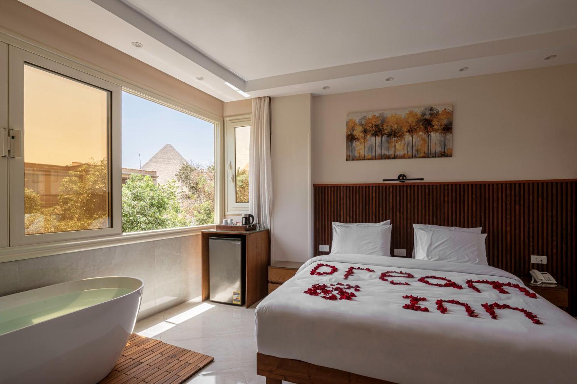 Dream Inn Pyramids View Kafrat al Jabal Luaran gambar